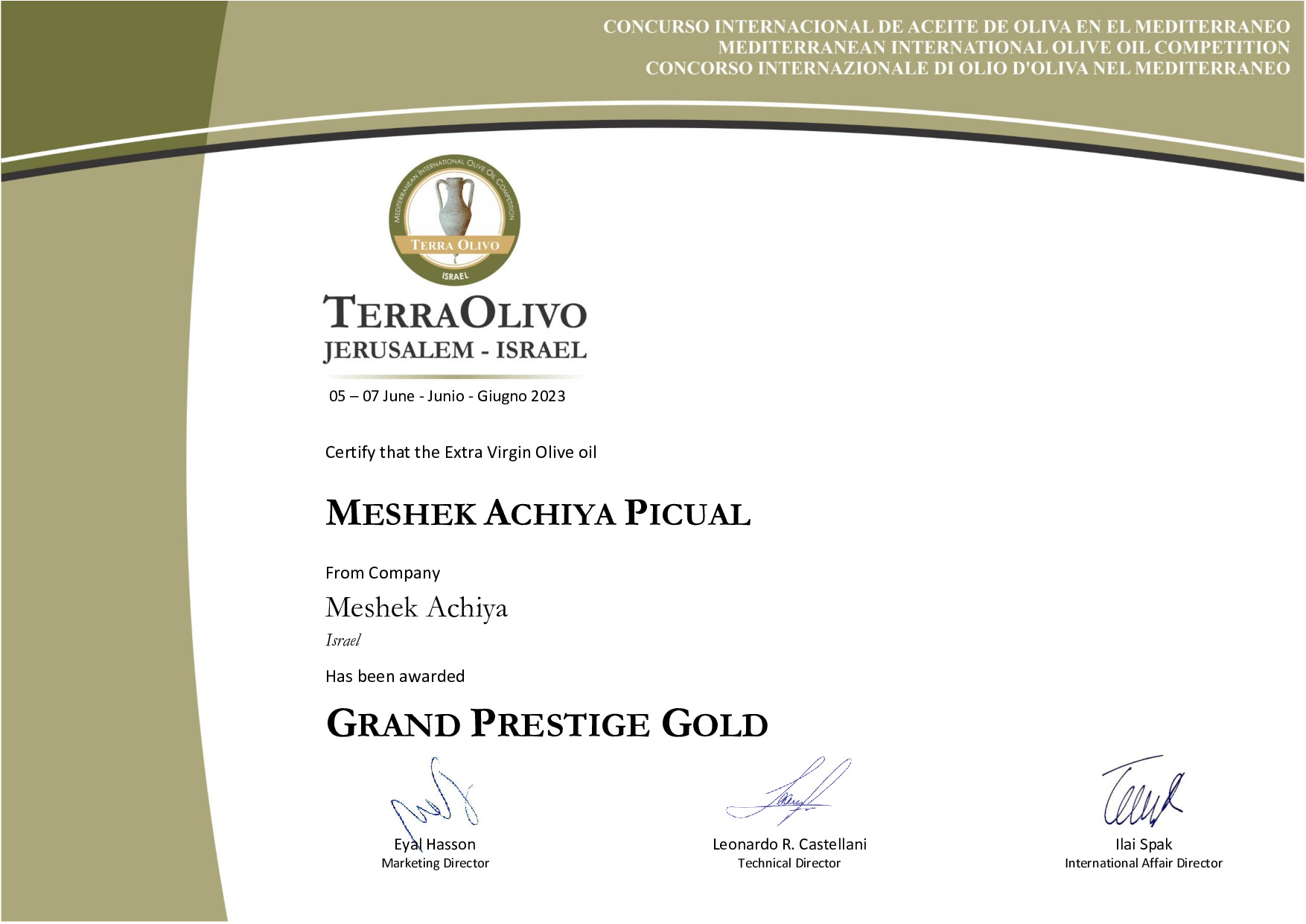 Meshek_Achiya_Picual_Grand_Prestige_Gold